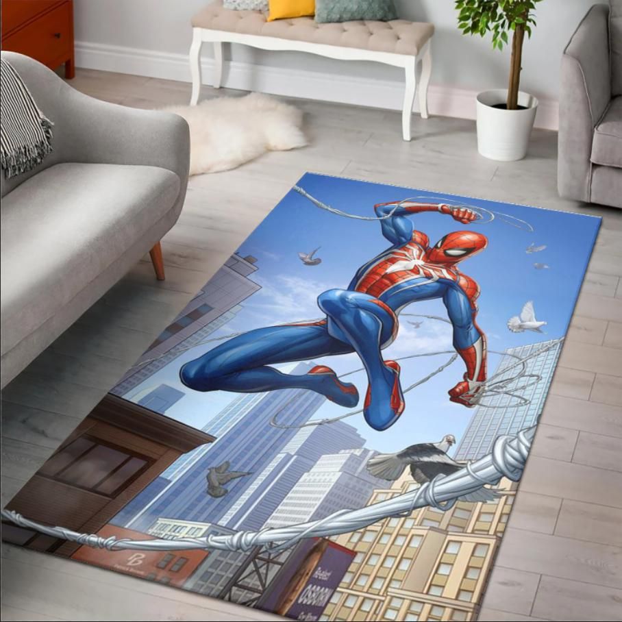 Deschea Spider Man Marvel Rug– Custom Size And Printing