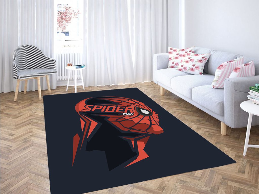 Deschea Spiderman Illustration Living Room Modern Carpet Rug