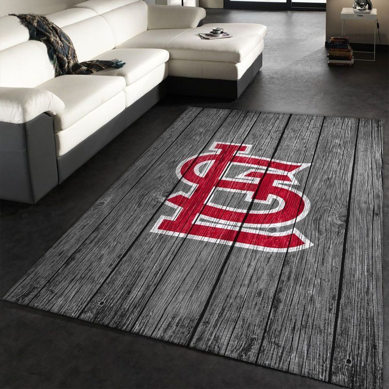 Deschea St Louis Cardinals Mlb 1 Area Rug And