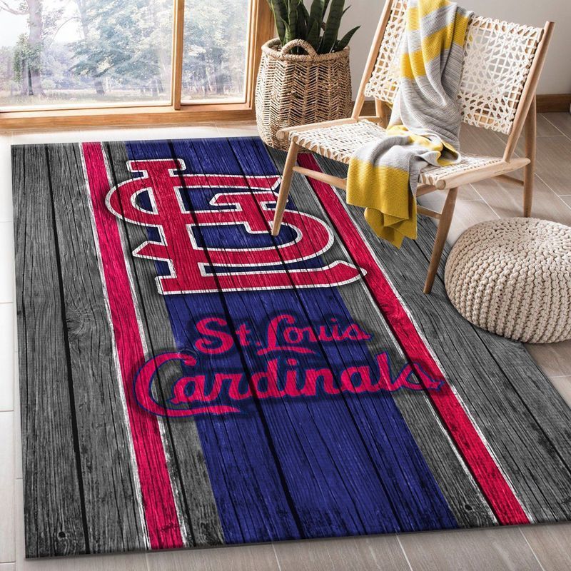 Deschea St Louis Cardinals Mlb 5 Area Rug And