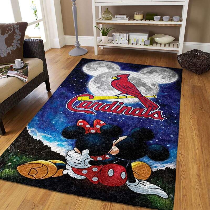 Deschea St.louis Cardinals Living Room Area Rug