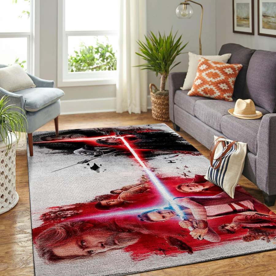 Deschea Star Wars Area Rug The Last Jedi Movie 1909193