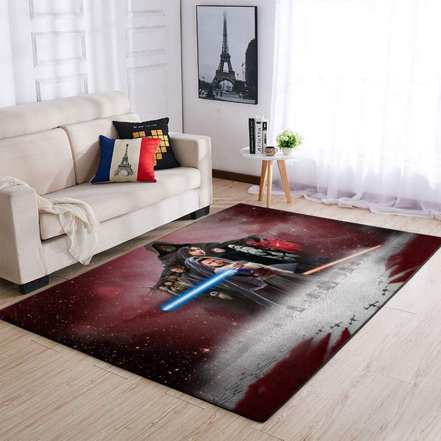 Deschea Star Wars Area Rug The Last Jedi Movie Ofd 1909194