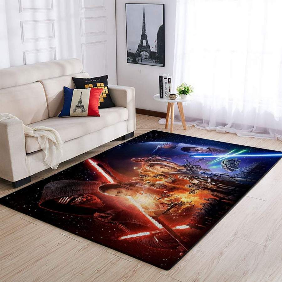 Deschea Star Wars Area Rug The Last Jedi Movie Ofd 1909195