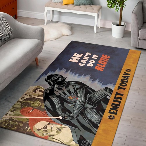 Deschea Star Wars Darth Vader Lonely Military Art Rug