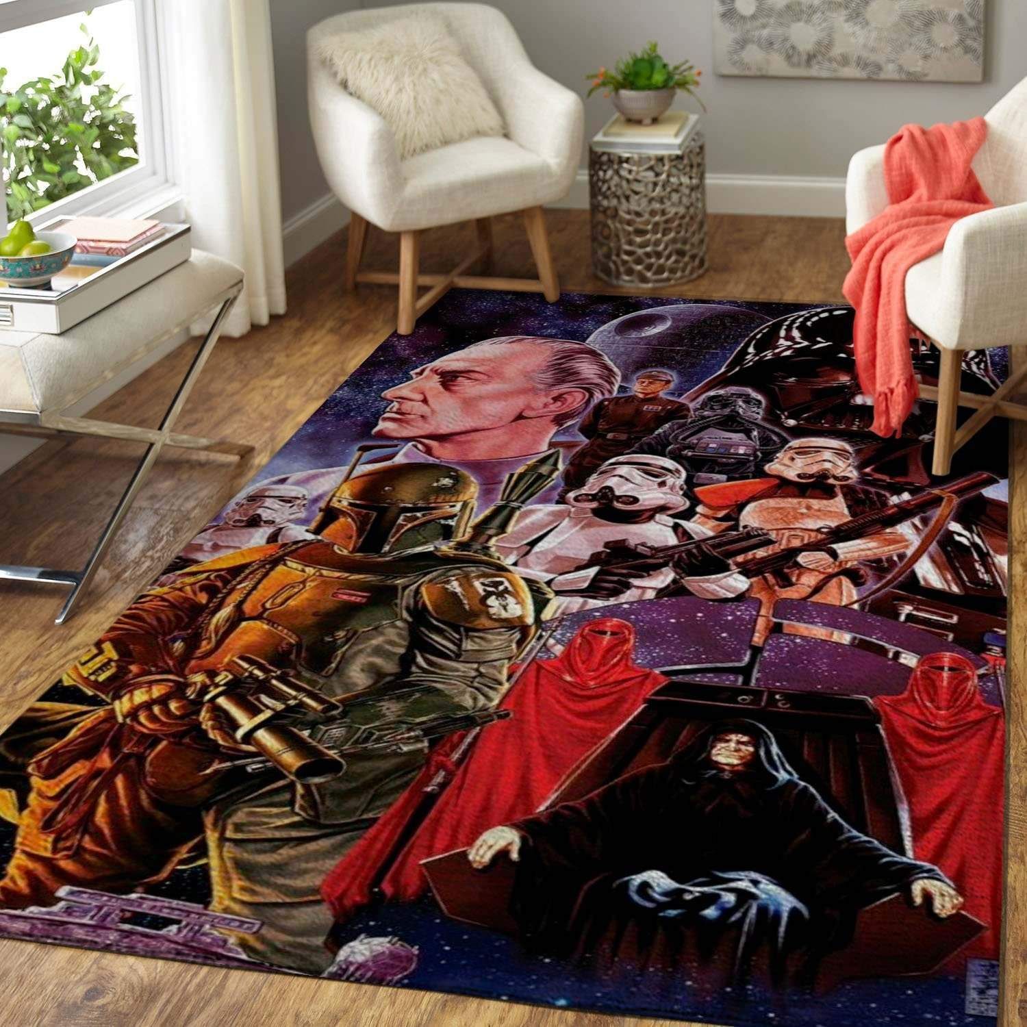 Deschea Star Wars Fans Area Rug Movie beautyus Area