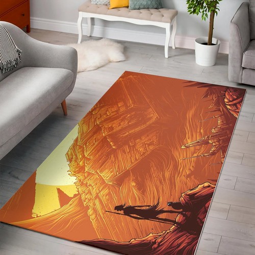 Deschea Star Wars Force Awakens Sci Fi Futuristic Disney Rug