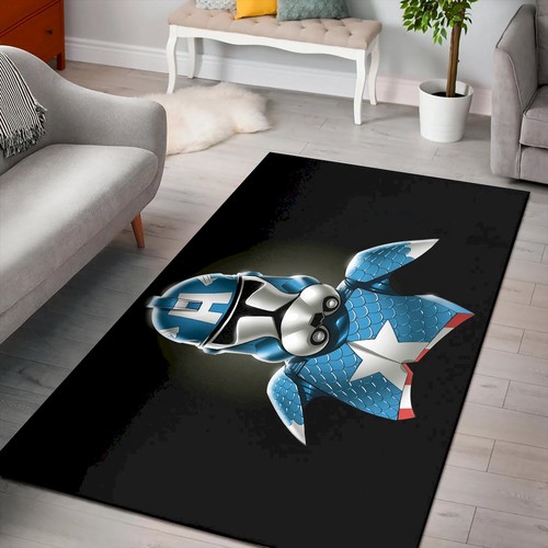 Deschea Star Wars Minimalistic Stormtroopers Captain Rug