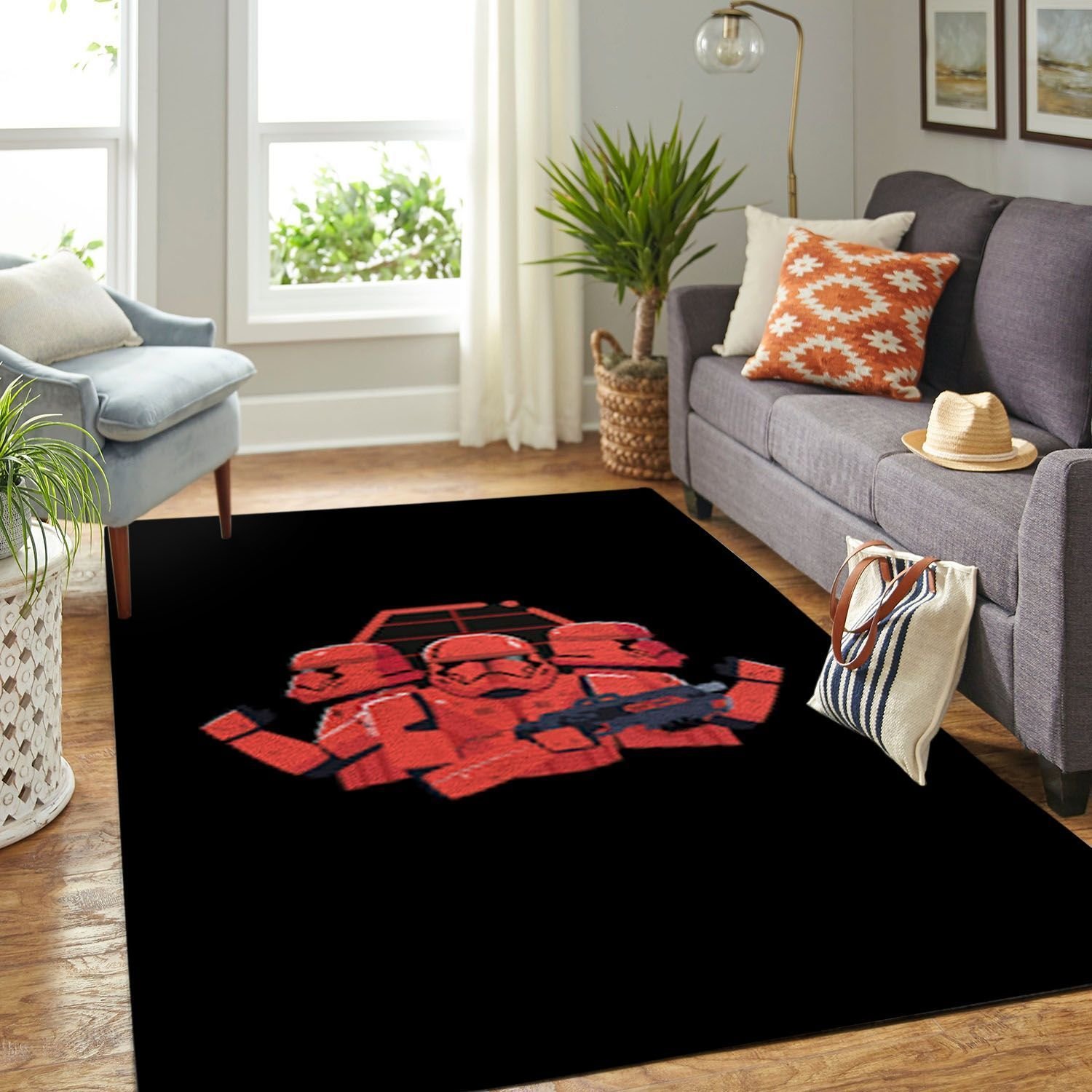 Deschea Starwars Living Room Area Rug