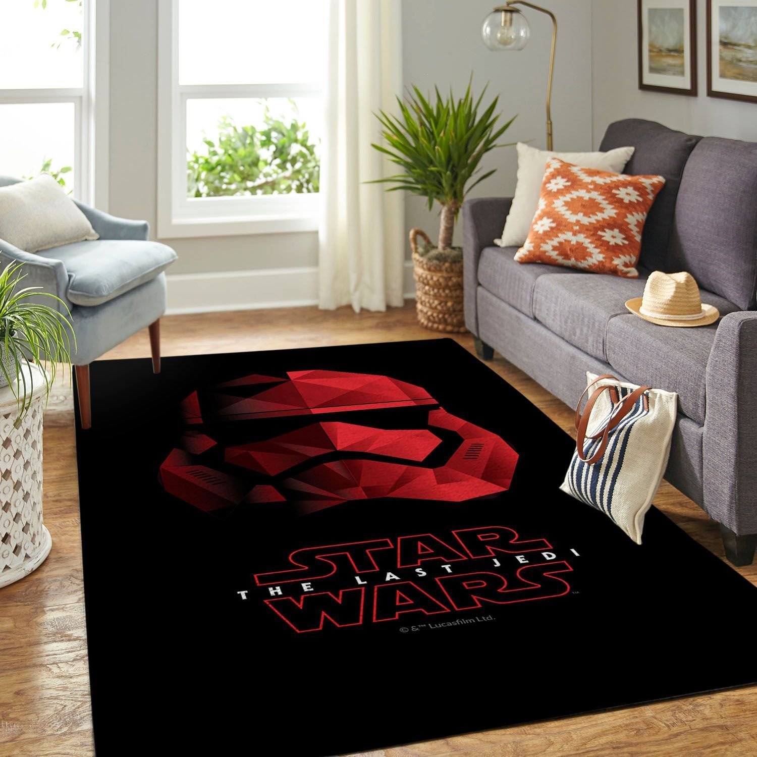 Deschea Starwars Living Room Area Rug