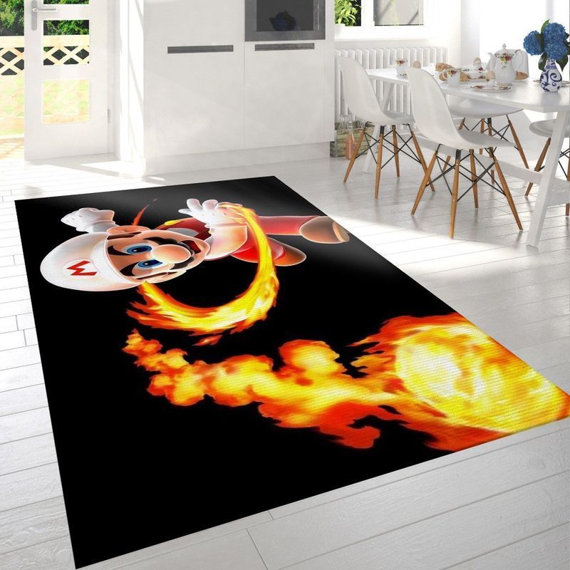 Deschea Super Mario 100 Area Rug And