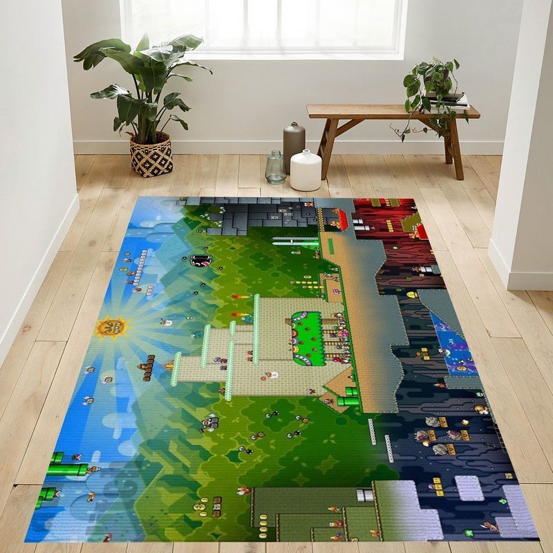 Deschea Super Mario 103 Area Rug And