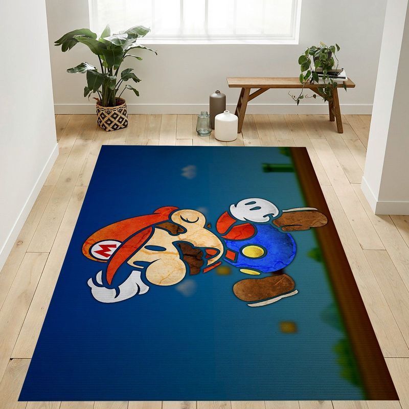 Deschea Super Mario 109 Area Rug And