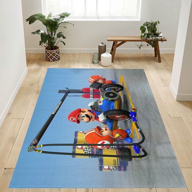 Deschea Super Mario 111 Area Rug And