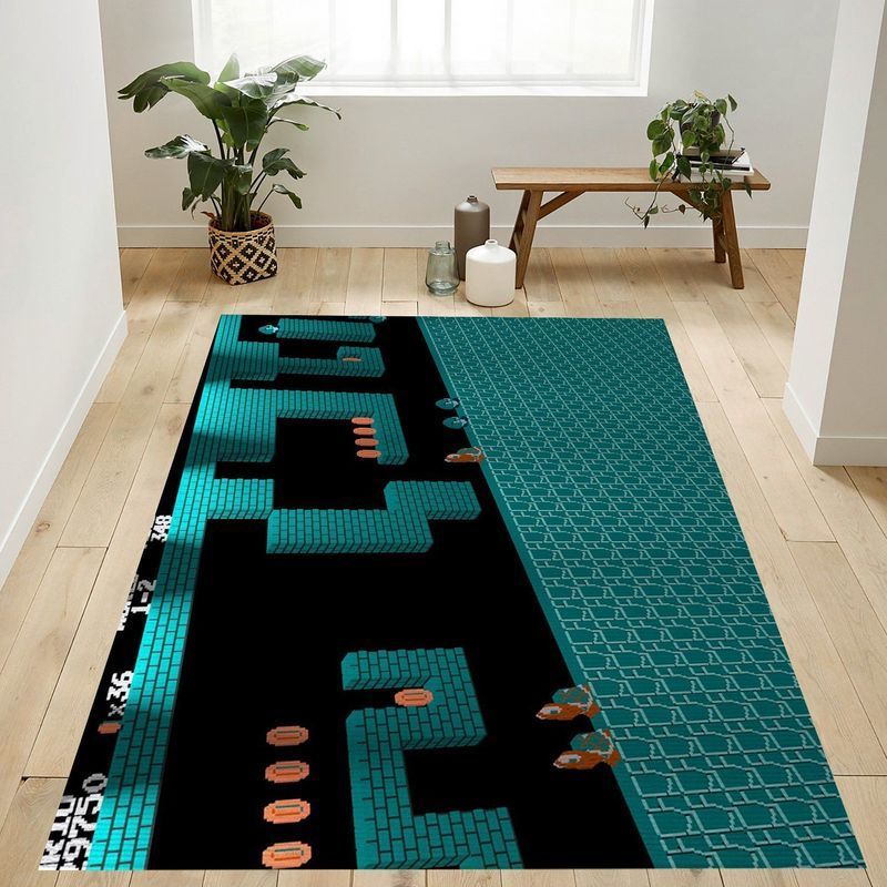 Deschea Super Mario 112 Area Rug And