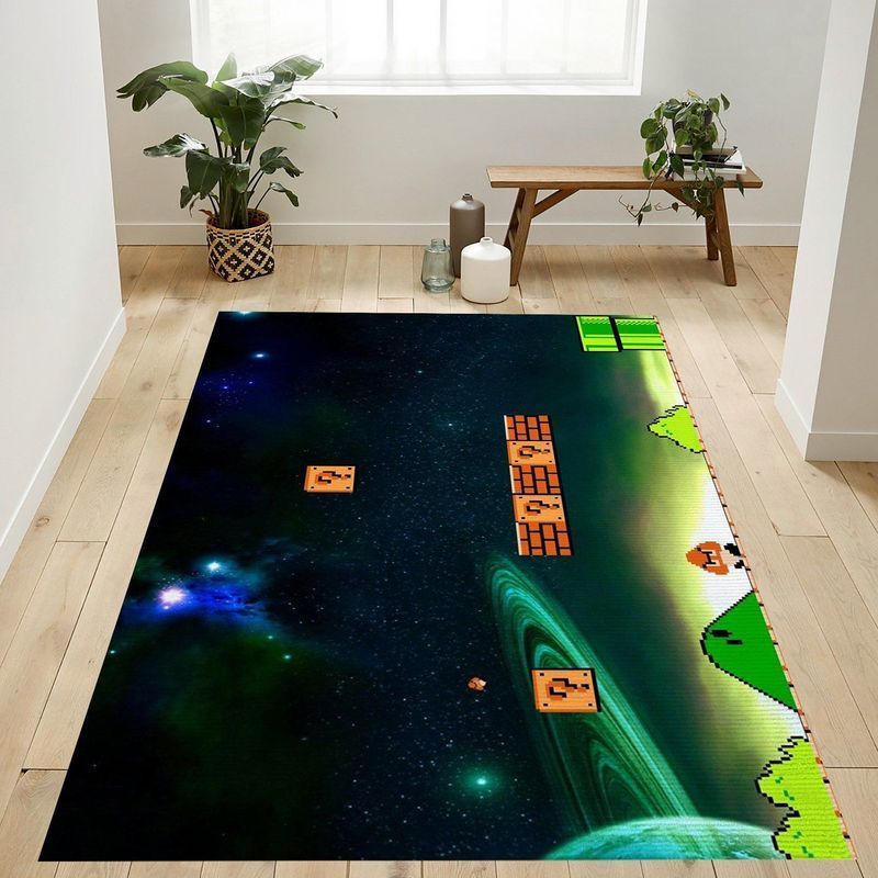 Deschea Super Mario 114 Area Rug And