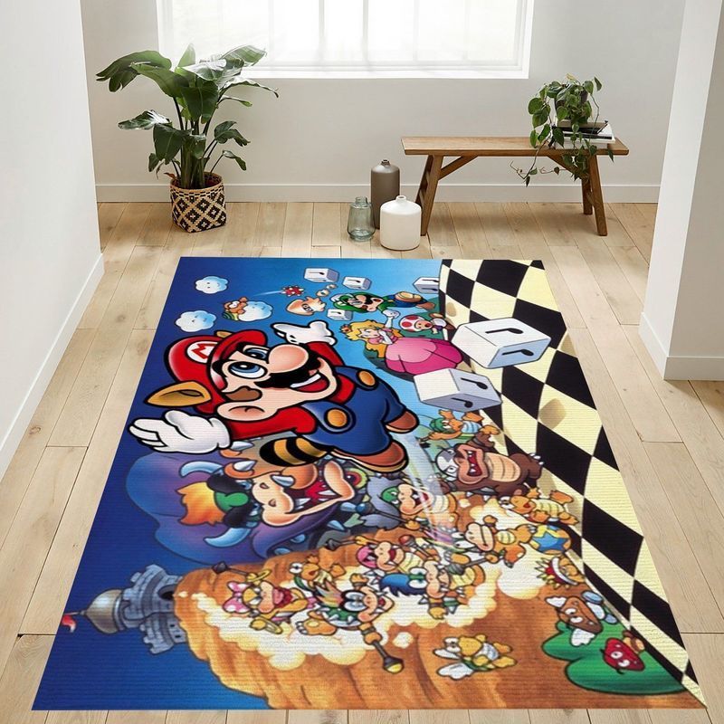 Deschea Super Mario 116 Area Rug And