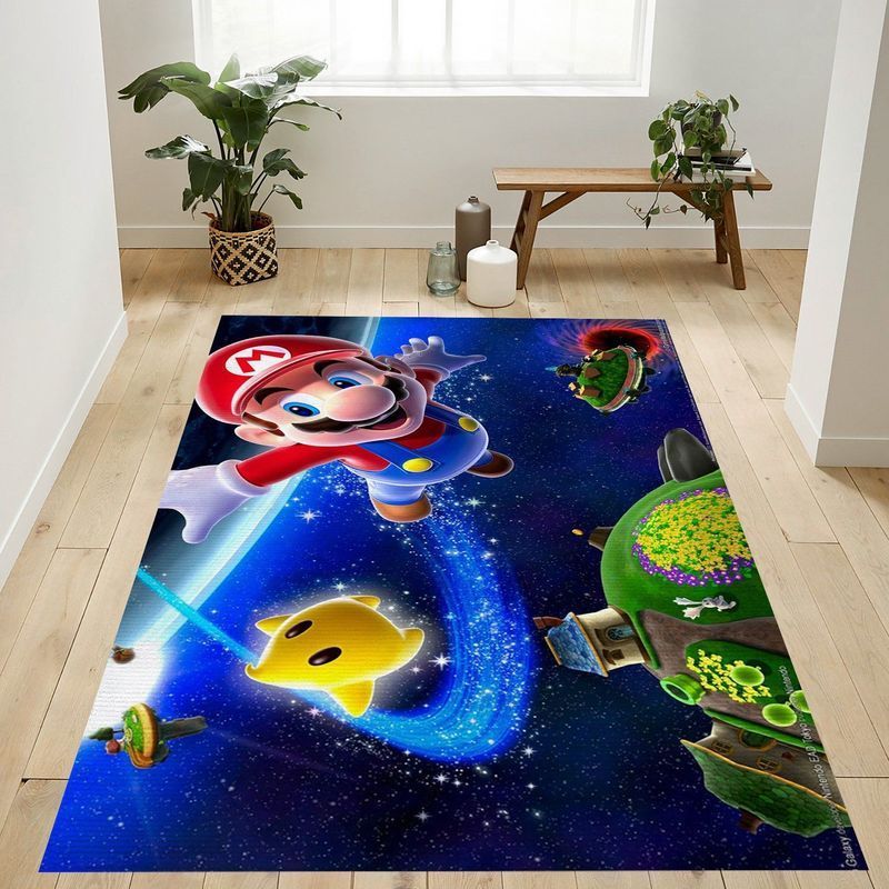 Deschea Super Mario 13 Area Rug And