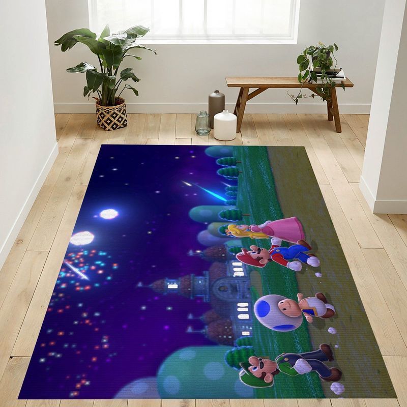 Deschea Super Mario 15 Area Rug And