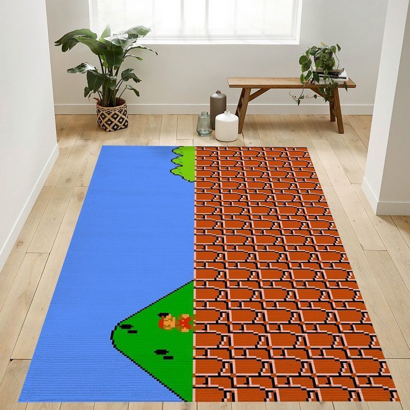 Deschea Super Mario 17 Area Rug And