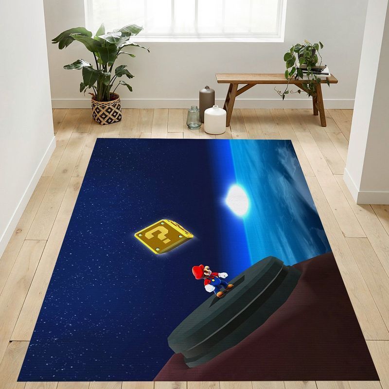 Deschea Super Mario 19 Area Rug And