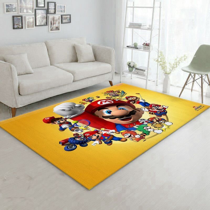 Deschea Super Mario 2 Area Rug And