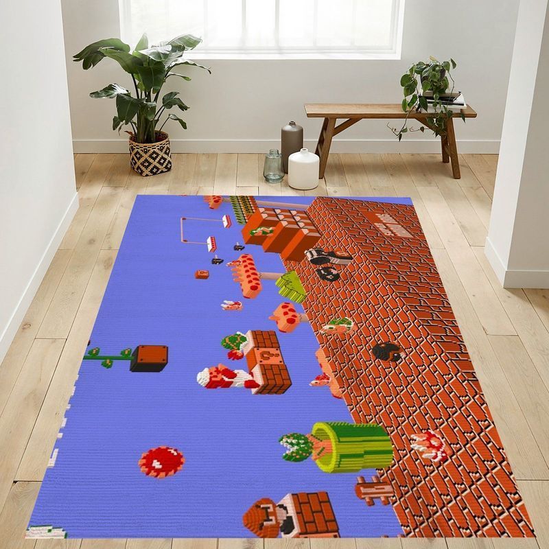 Deschea Super Mario 21 Area Rug And