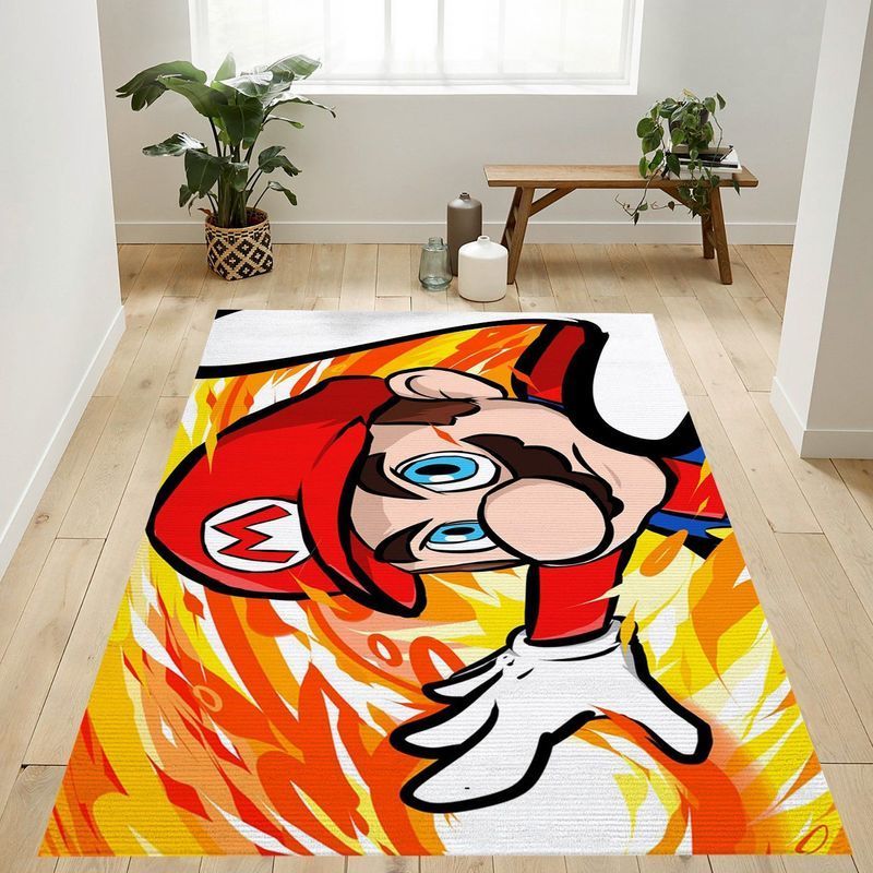 Deschea Super Mario 25 Area Rug And