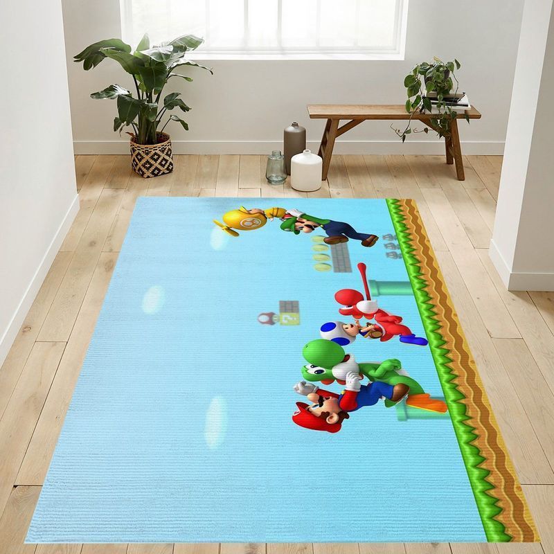 Deschea Super Mario 29 Area Rug And