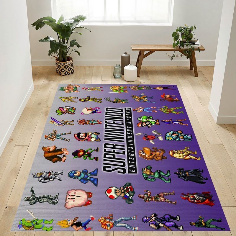 Deschea Super Mario 31 Area Rug And