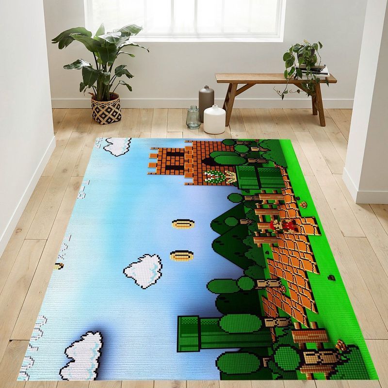 Deschea Super Mario 38 Area Rug And