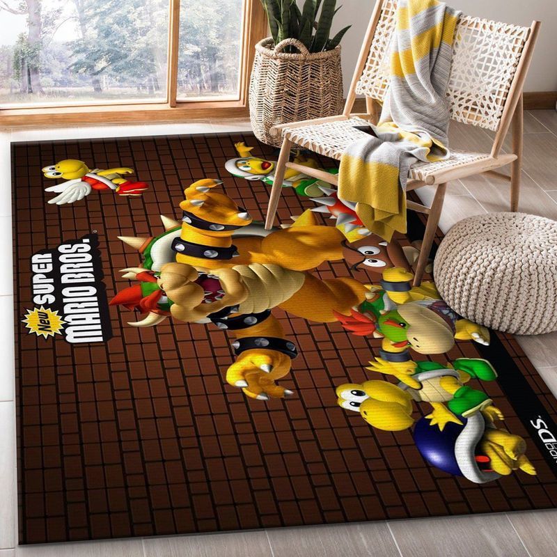 Deschea Super Mario 4 Area Rug And