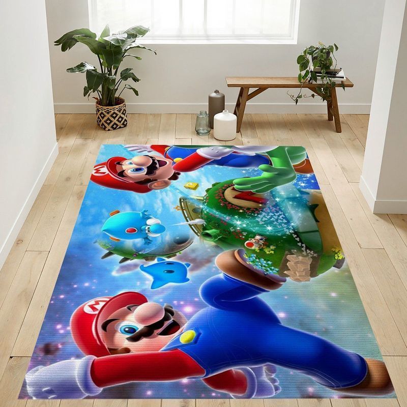 Deschea Super Mario 42 Area Rug And