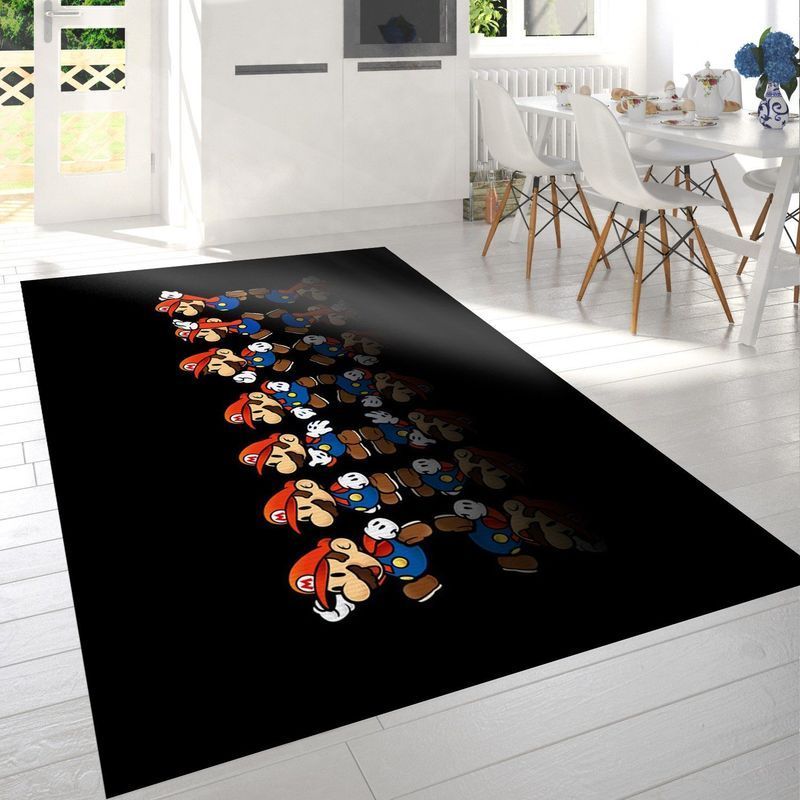 Deschea Super Mario 45 Area Rug And