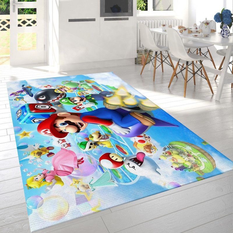 Deschea Super Mario 47 Area Rug And