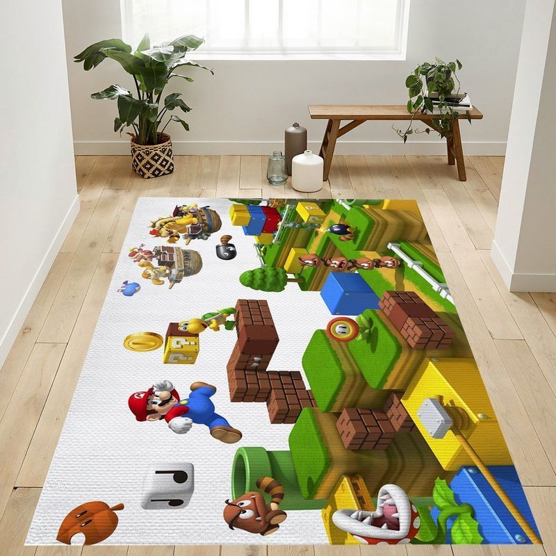 Deschea Super Mario 52 Area Rug And