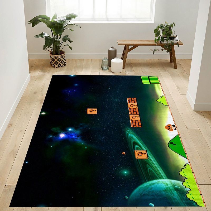 Deschea Super Mario 53 Area Rug And