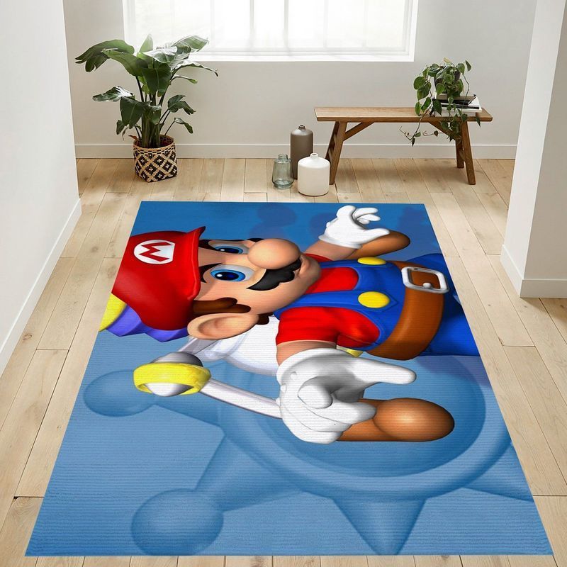 Deschea Super Mario 57 Area Rug And