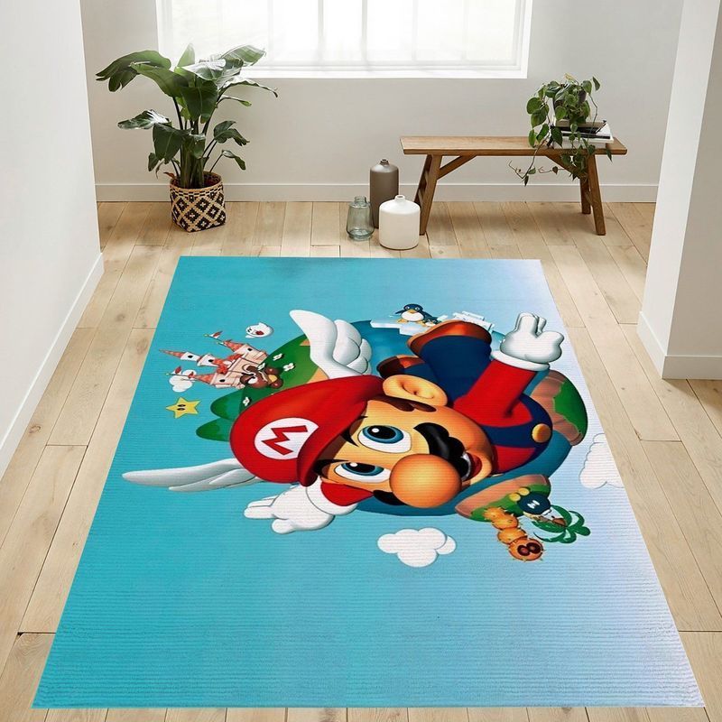 Deschea Super Mario 58 Area Rug And