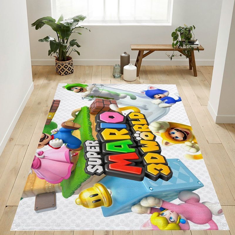 Deschea Super Mario 62 Area Rug And