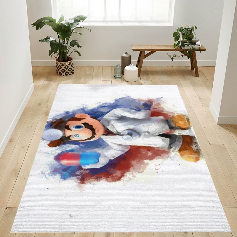 Deschea Super Mario 64 Area Rug And