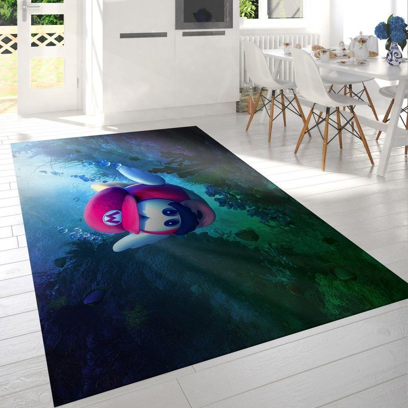 Deschea Super Mario 67 Area Rug And