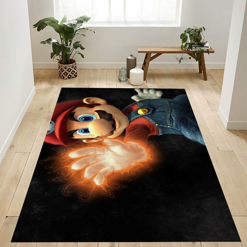 Deschea Super Mario 71 Area Rug And