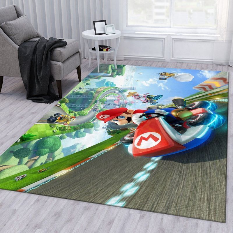 Deschea Super Mario 77 Area Rug And