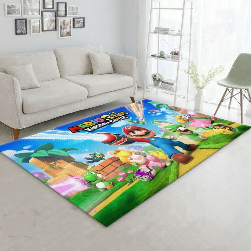 Deschea Super Mario 78 Area Rug And