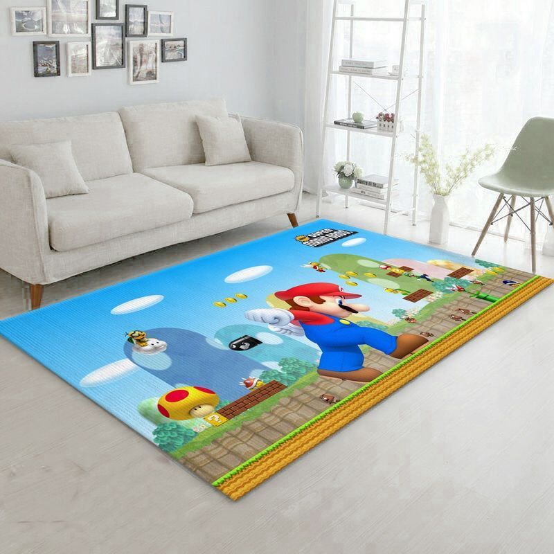 Deschea Super Mario 8 Area Rug And