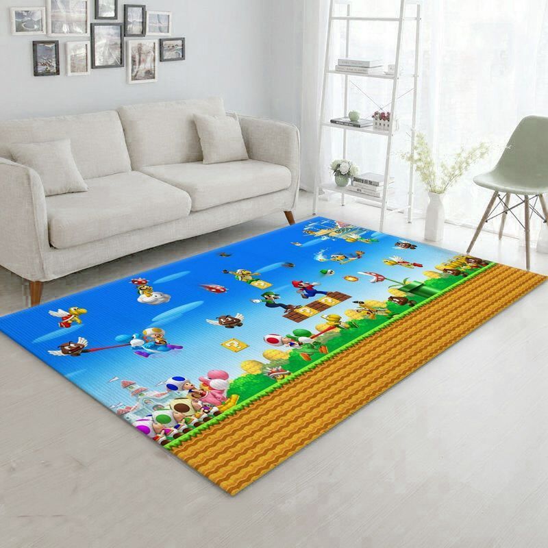 Deschea Super Mario 80 Area Rug And