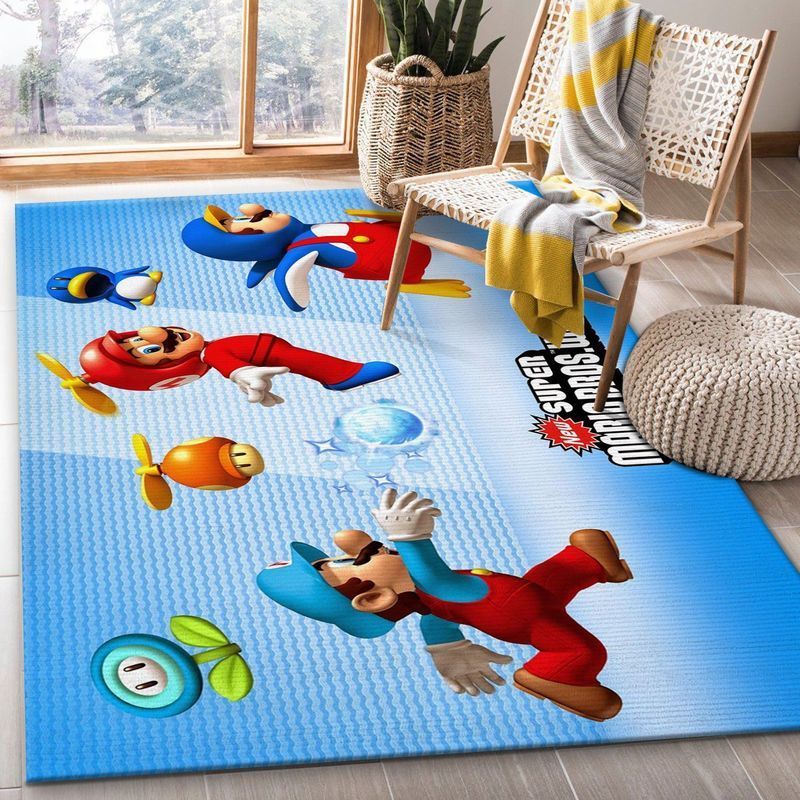 Deschea Super Mario 82 Area Rug And