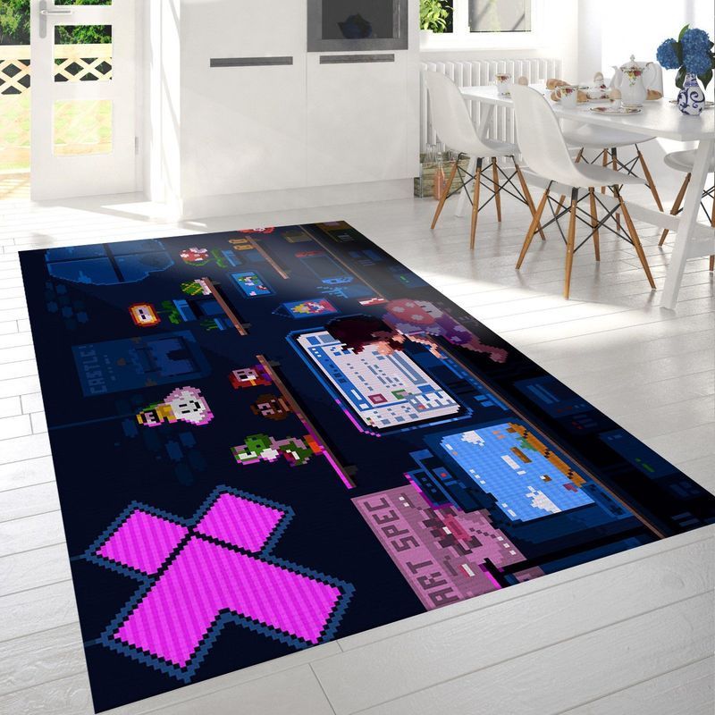 Deschea Super Mario 88 Area Rug And