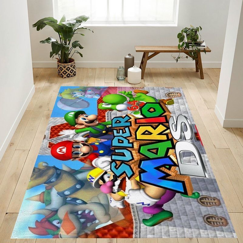 Deschea Super Mario 89 Area Rug And